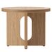 Audo Copenhagen Androgyne Ø50 cm table d’appoint base en chêne Plateau de table en chêne