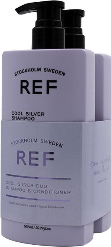 REF Stockholm - Cool Silver Duo Verpakking - 600ml + 600ml