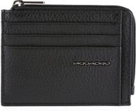 Piquadro Porte-cartes en cuir Modus Special Credit Card Holder RFID Noir