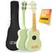 3rd Avenue Sopraanukelele Beginners 21 Inch 4 Nylon Snaren Met Gratis Uke-Tas - Pastelgroen - Gratis 1 Maand Online Lessen