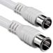 Productafbeelding 1aTTack Satellietverbindingskabel, Quick F-stekker naar F-stekker, dubbel afgeschermd, 100 dB, 3,75 m