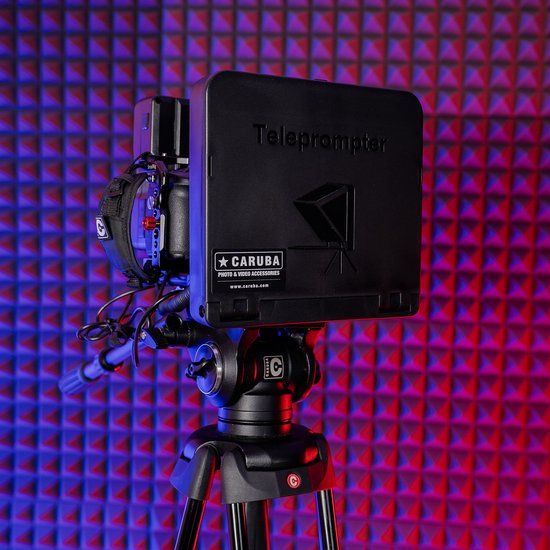 Caruba Teleprompter voor Smartphone / Tablet / Camera