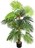 Decovego Kunstpalm, Sagopalm, Kunststof Kunstplant, 120 cm