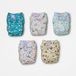 Bambino Mio Splash About Set van 5 herbruikbare luiers in Wild Life-motief