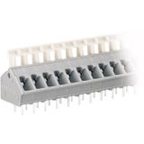 WAGO 256-401 Bloc de jonction à ressort 2,50 mm² Nombre de pôles 1 Gris 1 pièce(s)