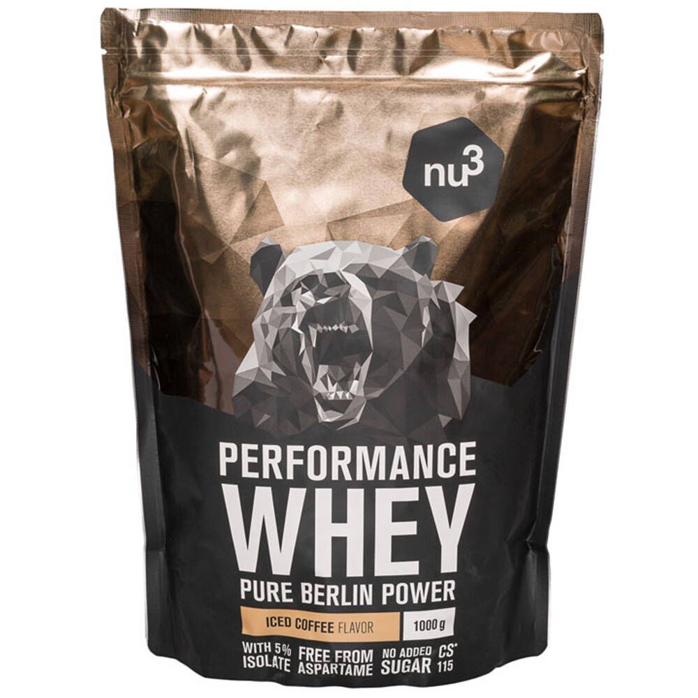 nu3 nu3 Performance Whey Iced Coffee Poeder 1000 g poeder