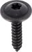 Plaatschroeven, RLX Plaatschroeven, brede kop, binnenbekleding, Torx, blisterverpakking, 4,2 mm x 19 mm, zink, zwart, 5 stuks