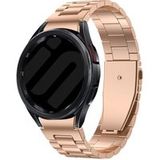 Strap-it Samsung Bracelet acier 'One push' Samsung Galaxy Watch 6 44mm (or rose)