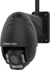 Foscam FI9938B - Full HD PTZ WLAN-camera, bewakingscamera met 4 x zoom, IP-camera met 60 m nachtzicht en bewegingsdetectie, beveiligingscamera met afstandsbediening app, microSD-kaartsleuf