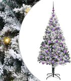 vidaXL - Sapin de Noël artificiel - Blanc - 180 cm