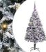 vidaXL - Sapin de Noël artificiel - Blanc - 180 cm
