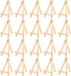 20 pièces mini chevalet en bois