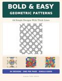 Bold & Easy Geometric Patterns Coloring Book