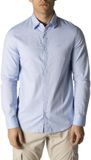 Armani COMPANIA CANOA QUEBRADA SL Long Sleeve Cotton Shirt - Light Blue