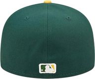 NEW ERA CAP S.A.S Oakland Athletics 59Fifty Fitted Cap Green Yellow Cap Maat : 7 3/8
