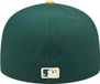 NEW ERA CAP S.A.S Oakland Athletics 59Fifty Fitted Cap Green Yellow Cap Maat : 7 3/8
