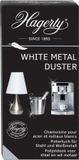 Hagerty White Metal Duster (36x55 cm) - Geïmpregneerde doek voor het reinigen van RVS staat en chroom