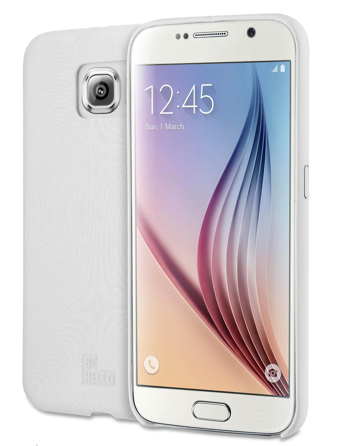 BeHello BEHBAC00008 - Mobiele telefoon behuizing - Galaxy S6 - Wit