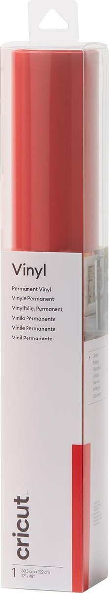 CRICUT Premium Vinyl - Permanent Tomaatrood