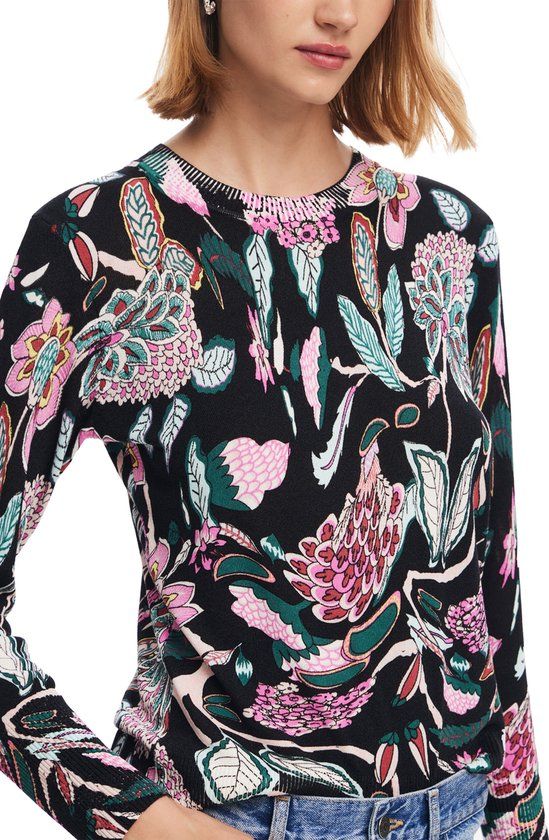 Desigual Manchester - Trui - Zwart - Maat S - Vrouwen