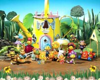 Walltastic Posterbehang Fifi en haar Bloemenvriendjes