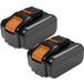 Worx Extensilo 2x Batterie Compatible Avec Worx Landroid L1500 L1000 Wr147e, L1500 2019, L1000 2.0, L1000 Outil Électrique (5000 mAh, Li-ion, 20 V)