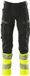 Mascot Accelerate Safe Pantalon avec poches genoux 19879-711 - Noir/jaune fluo - C50