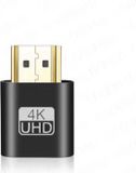 CHPN HDMI Display-port plug - HDMI emulator - Dummy Plug - Display Emulator - Universeel - Zwart