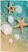 Good Morning Strandlaken "schelpen in de zee" - Multi - (100x180 cm) - Microfiber