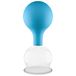 Pulox Zupglas echt glas met zuigbal blauw 52 mm
