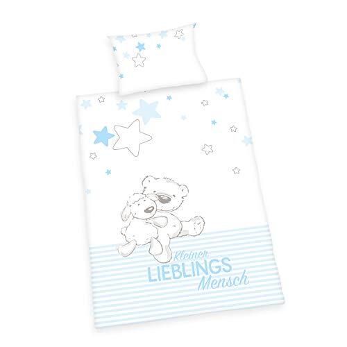 Baby Best Bedlinnen Kleine favoriete GOTS blauw 100 x 135 cm