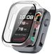 Huawei Watch D2: Housse de protection en plastique + verre trempé (H9), transparent