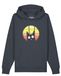 Watapparel Sweatshirt 'Sunset Cat' geel / antraciet / oranje