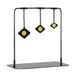 Diamond BSA Mobile dartbord met 3 draaibare elementen en basis, uniseks, volwassenen