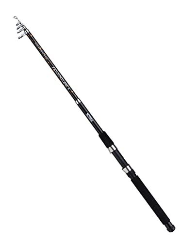 Mitchell Adventure II Tele Spin Fishing Rod - 2.1m | 8-25g - Black/Orange