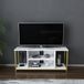 Hanah Home Glamorous tv-standaard, wit en goud