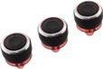 M MODECAR Modecar Serie - Ventilatiebediening Knoppen - Zwart - 3 stuks - Voor Citroen en Peugeot