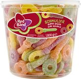 Red Band - Giant sour dummies - 100 piece tub