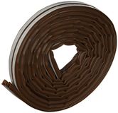 BRINOX B82550M siliconen tochtstrip voor ramen en deuren, bruin