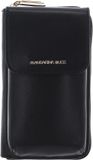 MANDARINA DUCK Leren Telefoontasje Luna Wallet Phone Holder Black Zwart