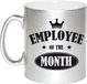 Bellatio Decorations Shoppartners Bv Collega cadeau koffiemok - Employee of the month - zilver