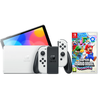 Nintendo Switch OLED White + Super Mario Bros. Wonder