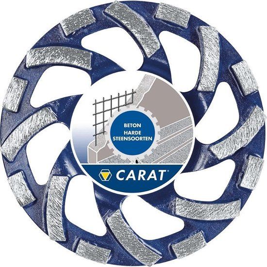 Carat Slijpkop Beton Ø125X22,23 Mm Dustec® Cubc Classic