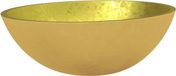 vidaXL Lavabo - 50x37x14 cm - Verre - Doré