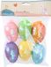 Merkloos / Sans marque Koopman International Decoratie paaseieren met pailletten - 6x - diverse kleuren - piepschuim - 6 cm - paastak versiering