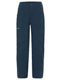 VAUDE Rokua softshell broek, buitenbroek, kids outdoor sportbroek, winddicht, softshell, dark sea, 110/116