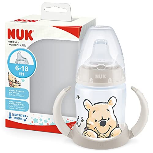 NUK Drinkfles First Choice Disney Winnie de Poeh in beige