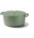 Cook & Pan Braadpan Fonte Olijfgroen 4L Ø 24 cm