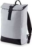 BagBase Reflective Roll-Top Backpack/Rugzak - 15 Liter Silver