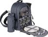 C.A.O. - Picknickrugzak van RPET 300D – kleur grijs – lengte 31 cm – breedte 20,5 cm – hoogte 42 cm